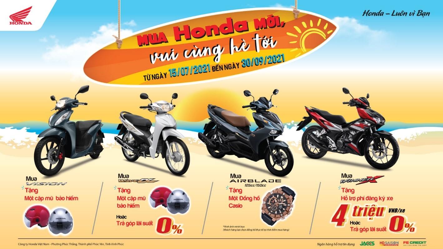 Honda Việt Nam dành ưu đãi hấp dẫn cho khách hàng mua ...