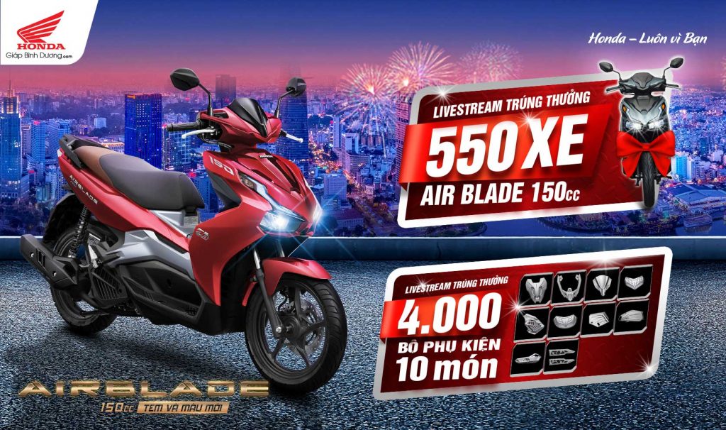 Giá xe Honda Airblade hiện tại hấp dẫn người Việt ra sao